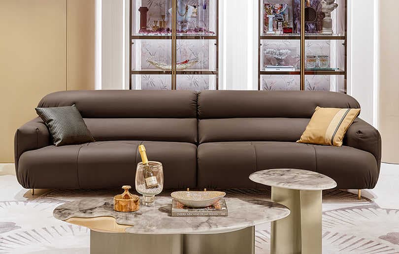 Traffic light fabric sofa