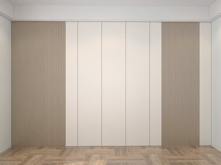 Flat grid wall panel 6C