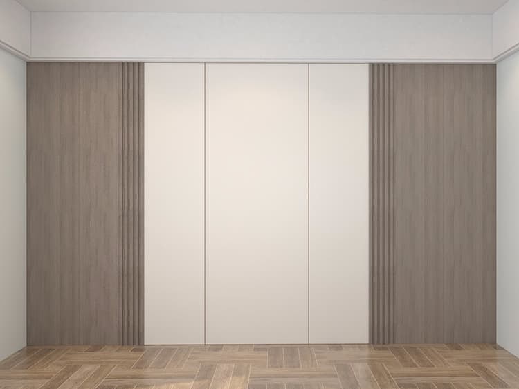 Flat grid wall panel 4A