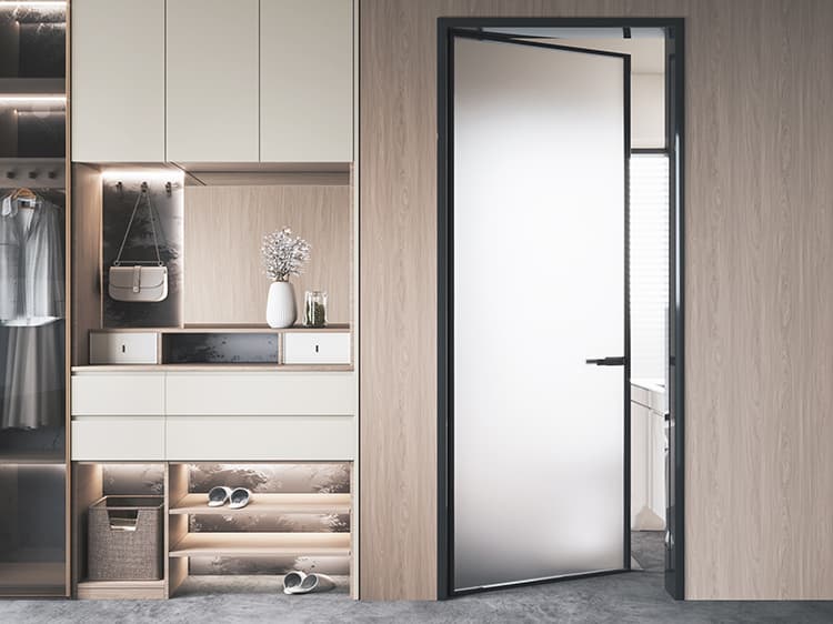 Xingmeng single glass door