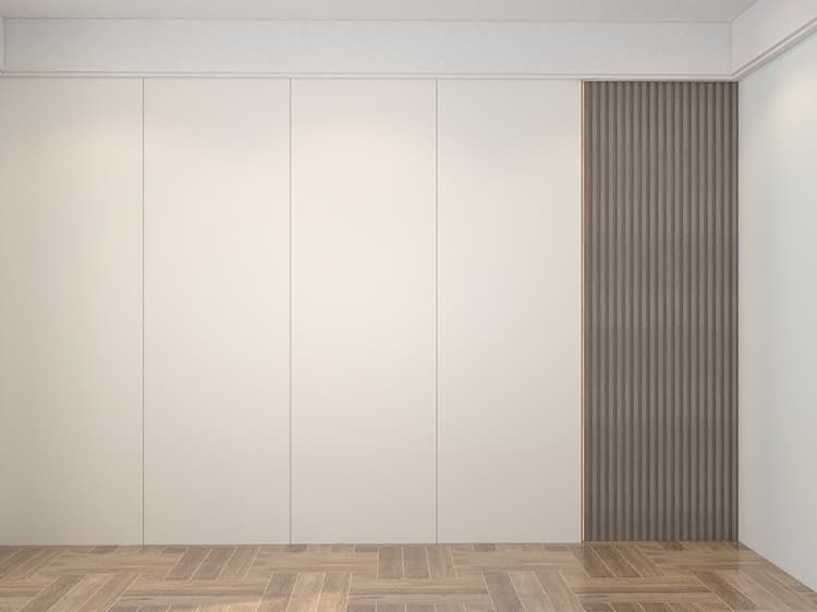 Standard staggered wall panels